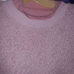 Secret Treasures Soft Pink Crew Neck Sweater